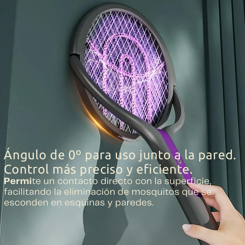 Raqueta Mata-Mosquitos Inteligente-Control total contra los insectos